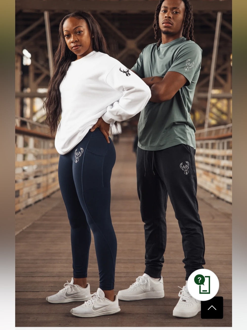Bucks x Lululemon joggers Athletic black L men
